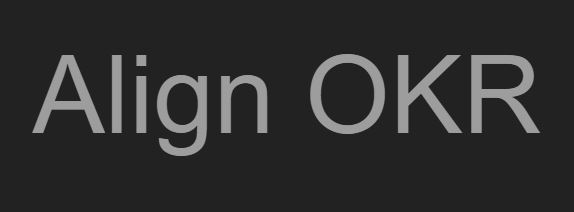 Align OKR
